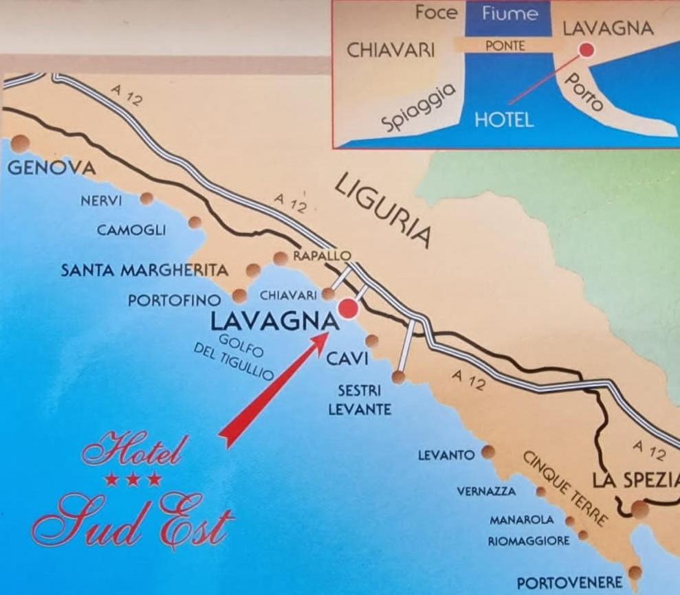 Hotel Sud Est By Fam Rossetti Lavagna Eksteriør billede